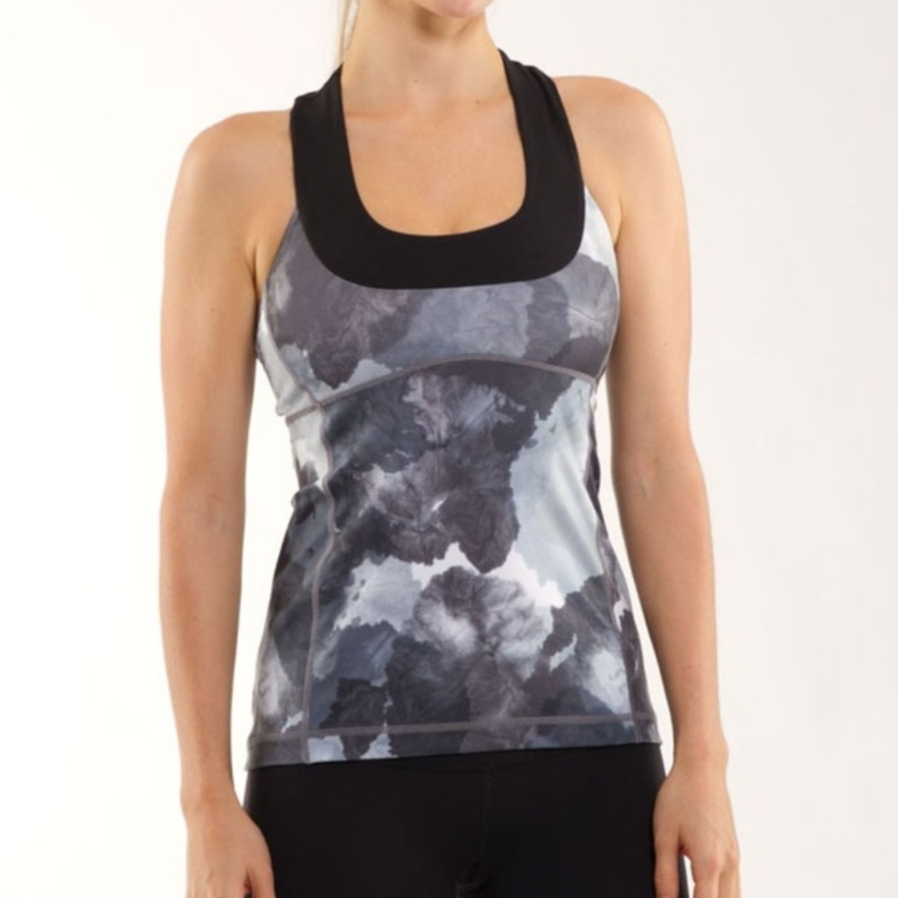 Lululemon Scoop Neck Tank
Black / White Coal Tinted Canvas Super